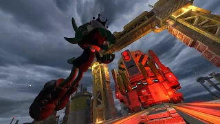 Sonic Forces Chemical Plant Gameplay