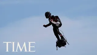 A French Inventor Tried To Cross The English Channel On A 'Flyboard' And Crashed Into The Sea | TIME