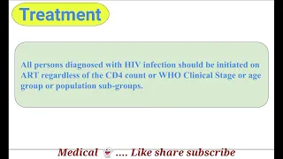 HIV TREATMENT ( NACO GUIDELINES)