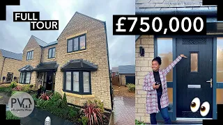 Touring a BEAUTIFUL 5 Bed Detached New Build Home | FULL Property Home Tour | Cala Homes Solville