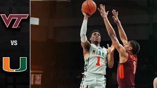 Virginia Tech vs. Miami Men's Basketball Highlights (2021-22)