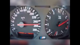 BMW M3 E36 500HP Acceleration 0-290 KM/H