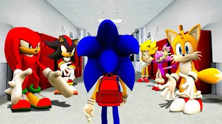 ENTRANDO PARA A ESCOLA DO SONIC NO GTA 5!!!