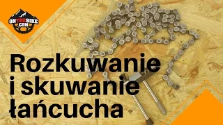 Serwis roweru - Rozkuwanie i skuwanie łańcucha rowerowego