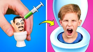 Skibidi Toilet Challenge - Rich vs Poor! Extreme Challenge From TikTok and Viral Hacks by Gotcha!