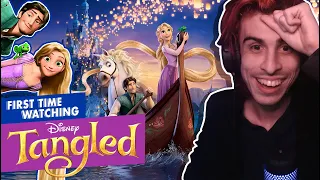 I'm DEEPLY IN LOVE with **TANGLED**! (Commentary/Movie Reaction, First Time Watching)