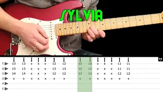 SYLVIA - Guitar lesson - Full song (with tabs) - Focus - fast & slow version