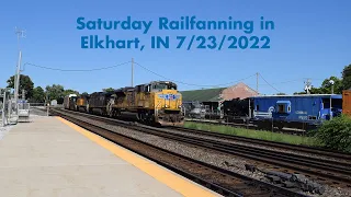 Saturday Railfanning in Elkhart, IN (7/23/2022)