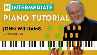 John Williams - Schindler's List | PIANO TUTORIAL | INTERMEDIATE