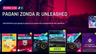 Asphalt 9 - Pagani Zonda R Unleashed - Run on Each Event - TouchDrive