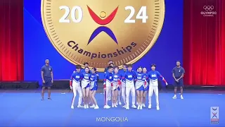 Team Mongolia Jr Coed Advanced ICU World Cheerleading Championship 2024 Finals