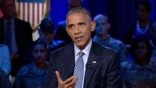 Obama discusses Kaepernick's anthem protest