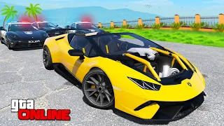 АВТОУГОНЩИКИ VS КОПЫ В ГТА 5 ОНЛАЙН! ОБМАНУЛ DONNY И УГНАЛ ЧИТ ЛАМБОРГИНИ В GTA 5!