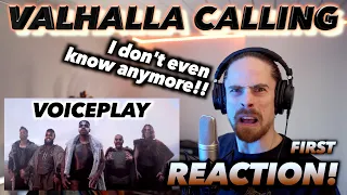 Voiceplay - Valhalla Calling FIRST REACTION! (I DON'T EVEN KNOW ANYMORE!!)