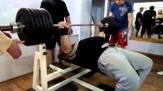 Андрей Гальцов жим лежа 215 кг на 27 раз Bench daddy / Andrey Galtsov Benchpressing 215kg x 27