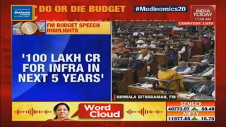 Budget 2020 | 100 Lakh Crore For Infrastructure In Next 5 Years: FM Sitharaman