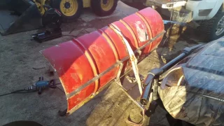 55 gallon drum snow plow build part 1