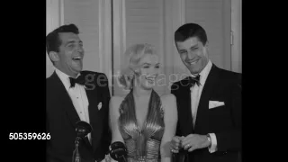 Dean Martin and Jerry Lewis with Marilyn Monroe '53