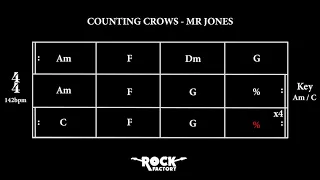 COUNTING CROWS - Mr Jones [CHORD PROGRESSION]