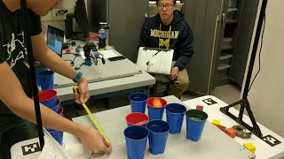 Beer Pong Robot Lab Test