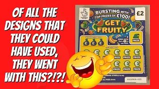 New £2 lottery scratch cards.£20 of the new Get Fruity Lotto Scratch Tickets.