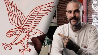 How to draw a TRADITIONAL EAGLE -  with Austin Maples