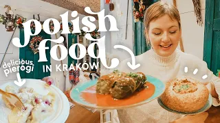 We tried Traditional polish street food in Krakow Poland! 🇵🇱🤫 (Is it any good??…)