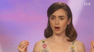 ELLE UK interviews Lily Collins