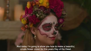 DIY Flowercrown for Day of the Dead