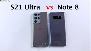 SAMSUNG S21 Ultra vs Note 8 - SPEED TEST