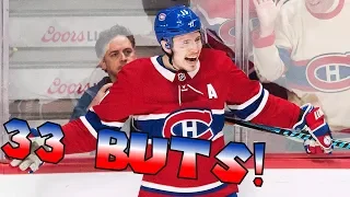 Les 33 Buts de Brendan Gallagher en 2018-19