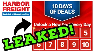 Harbor Freight's 10 Days of Deals LEAKED!