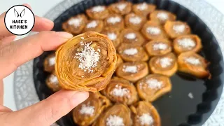 Gerollte Walnuss Baklava Rezept | einfache schnelle Baklava Rezept # 189