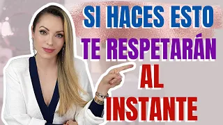 TRUCOS PSICOLÓGICOS PARA QUE TE RESPETEN AL INSTANTE