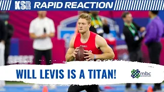 Will Levis selected by the Tennessee Titans with No. 33 pick in NFL Draft