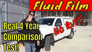 4 Year Real World Fluid Film Comparison Test!  Proof Lanolin Rust Prevention Works