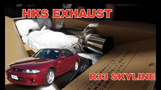 R33 Skyline Exhaust HKS