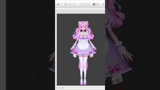 Live2D and skirt movement for vtuber model!