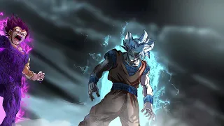 MUI Goku and Ultra Ego Vegeta VS Gas - DBS Manga Animation