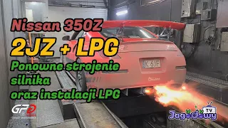 Gregor Performance Garage - Nissan 350Z ponowne strojenie 2JZ oraz LPG