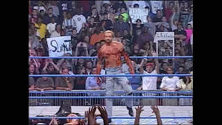 WCW Thunder 5/3/2000 DDP vs  Vampiro Sting jumps from behind, beats him up, covers him