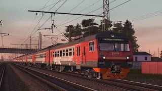 Trainz Simulator 2019 | Экспресс РЭКС ЭД4М-0462 от. ст Воскресенск до ст. Голутвин