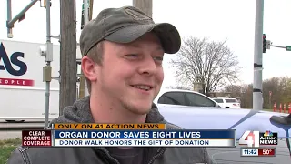 Emotional farewell for 22-year-old organ donor