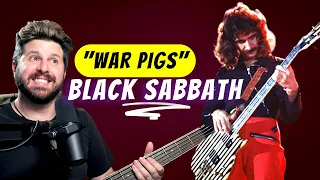 Bass Teacher REACTS | Black Sabbath "WAR PIGS" Analysis | Geezer Butler STEALS The Show!