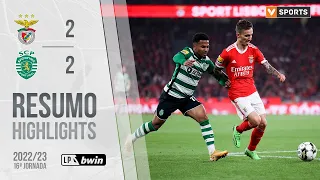 Highlights | Resumo: Benfica 2-2 Sporting (Liga 22/23 #16)
