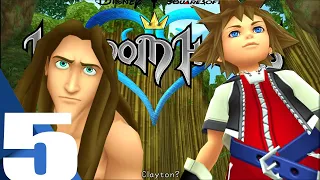 Kingdom Hearts 1 HD Gameplay Walkthrough Part 5 - Tarzan & Deep Jungle  - (PS4 PRO) KH 1.5 + 2.5