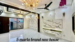 5 marla brand new house for sale in bahria town lahore|SM properties| SM interiors | 03009202546