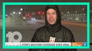 Sports reporter's brutally honest weather coverage goes viral