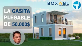 SORPRENDENTE CASA PLEGABLE : montada en horas | Boxabl