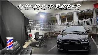 HOW I MAKE 6 FIGURES AS A TEEN BARBER... BARBER SETUP + MORE